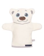 Morgenstern Waschhandschuh Figur Eisbär creme