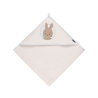 Morgenstern Kapuzenlaken Hase 100/100 cm creme