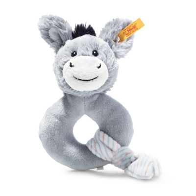 Steiff Soft Cuddly Friends Dinkie Esel Greifling mit Rassel 