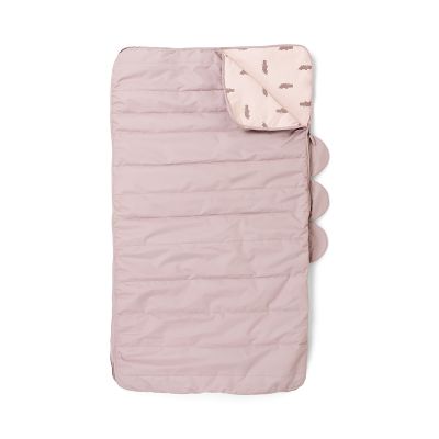 done by deer Gesteppter Kinderschlafsack Croco rosa