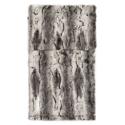 pad Faux-Fur Luxus-Decke MONROE Webpelz 140 cm x 190 cm stone