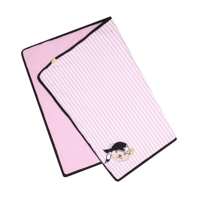 Steiff Babydecke Piratenteddy sweet lilac 60 cm x 90 cm