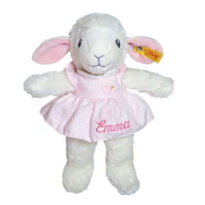 Steiff Träum-süß-Lamm 28 cm rosa gern auch mit Wunschname bestickt