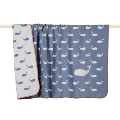 pad Kinderdecke WHALE 100 cm x 150 cm blue